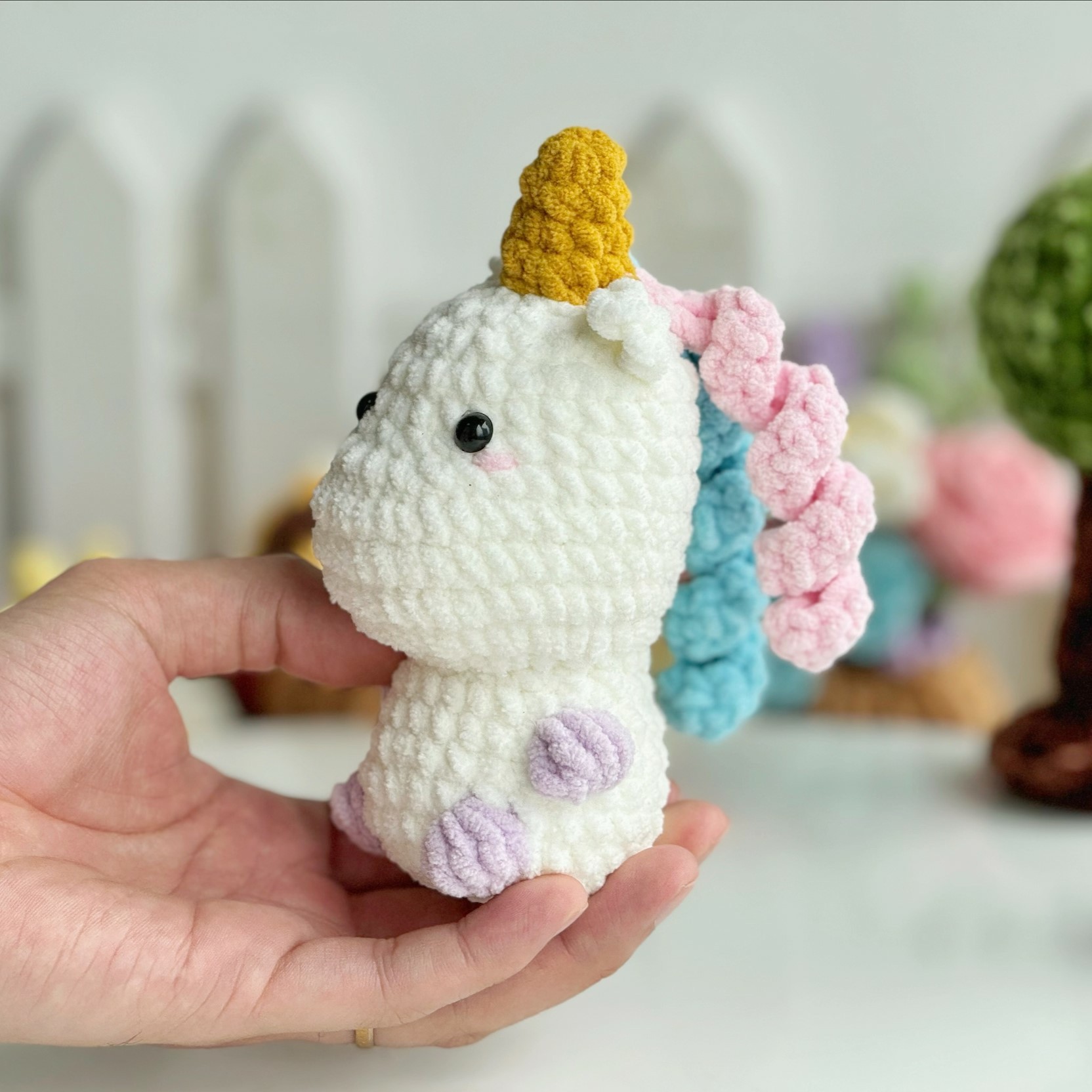 Unicorn No Sew Crochet Pattern – KeinMaker